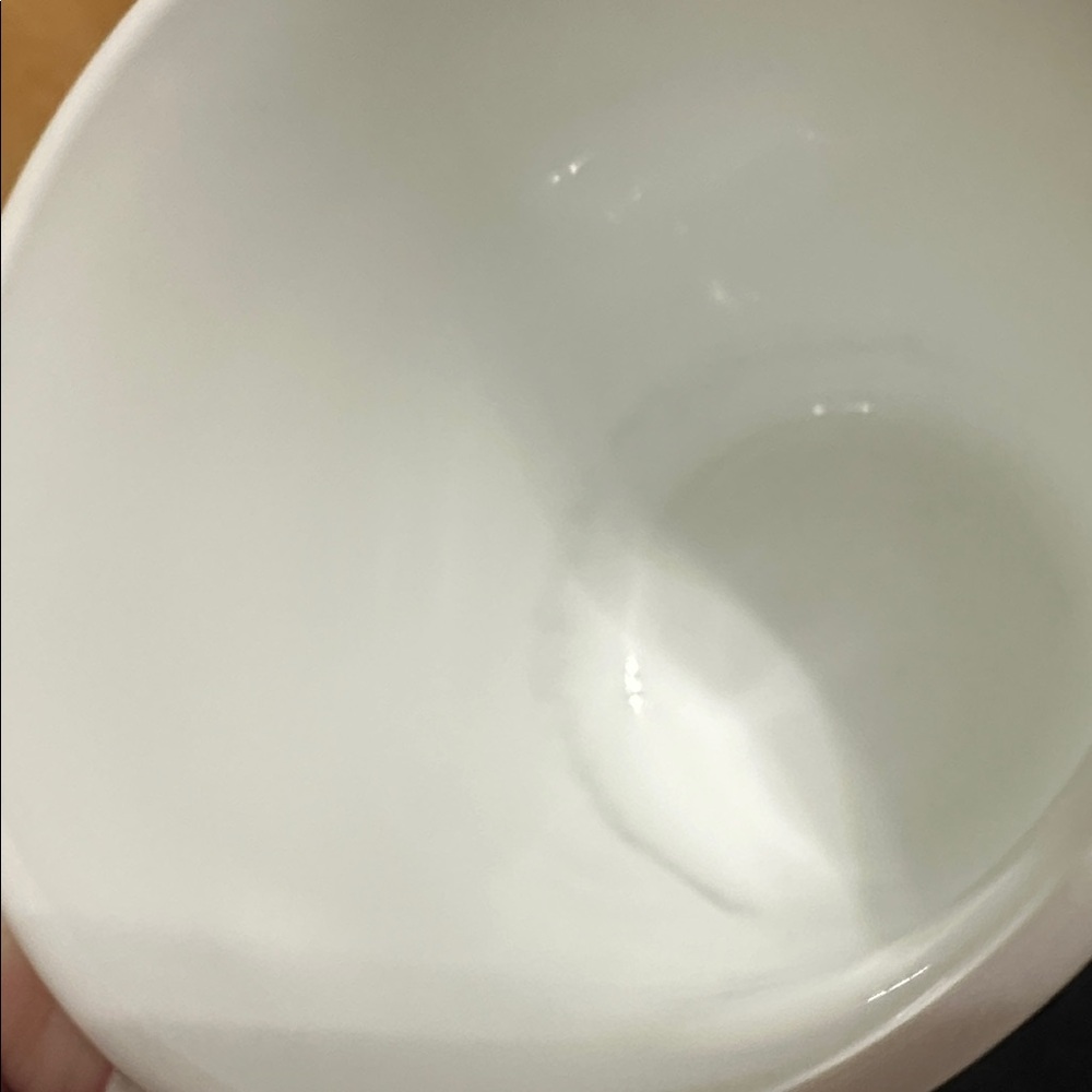 Vintage Corningware White Ceramic Mugs Set of 2 - Picture 4 of 4